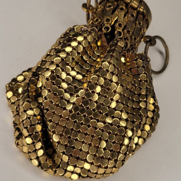 Vintage Gold Tone 1930's Accordian Coin Purse Estate Jewelry Accessories - Picture 5 of 8